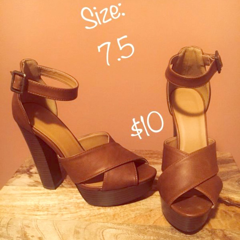 Brown heels